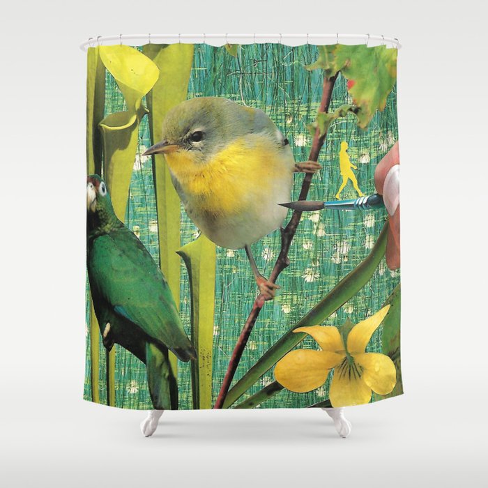 Bird's Luck Shower Curtain