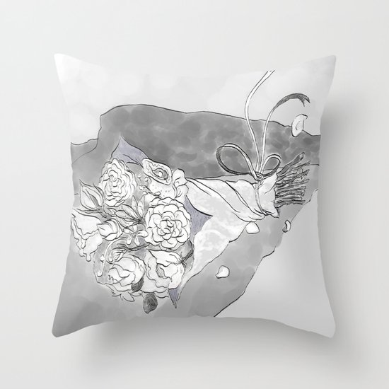 "White Women" by Virginia McCarthy Throw Pillow
