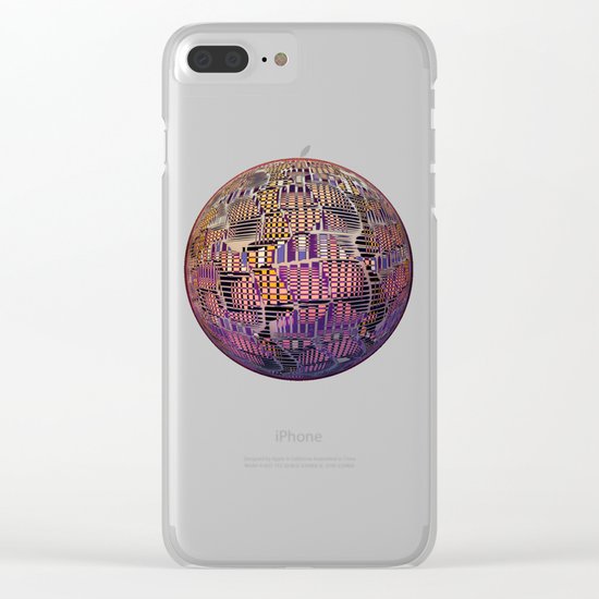 Atlante 10-06-16 / RETICULAR SURFACE Clear iPhone Case