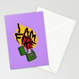 I am fire 8M Stationery Cards