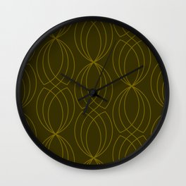 CROSS GREEN GRAPHIC DESIGN Wall Clock