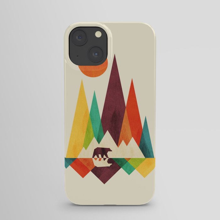 Bear In Whimsical Wild iPhone Case