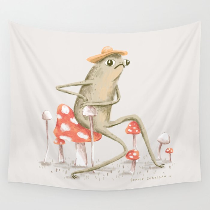 Frog and toad tapestry deals