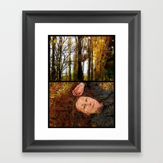 Fallen Framed Art Print