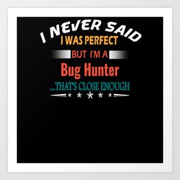 Funny Profession Bug Hunter Humor Art Print | Bugbountyhunting, Bugbountyprogram, Hack, Infosec, Bughunter, Hacker, Cybersecurity, Bugbounty, Ethicalhacker, Bugbountyblogs 
