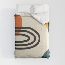 Organic Shapes & Lines Comforters