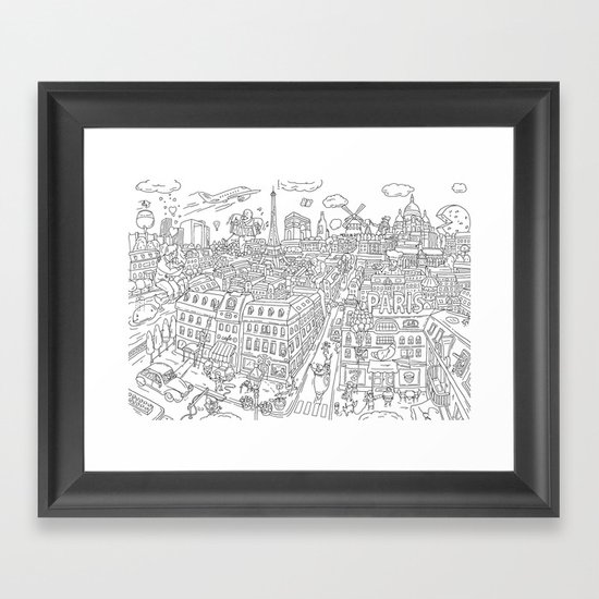 Paris Framed Art Print