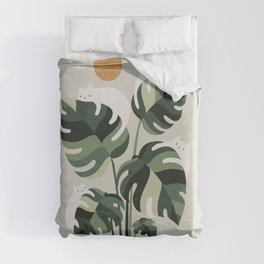 Cat and Plant 11 Duvet Cover