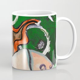 Another Day Mermaiding - Green Palette Coffee Mug | Beachmermaid, Fantasymermaid, Bathroomart, Mermaidocean, Mermaidsea, Nauticalmermaid, Mermaiddrawing, Mermaidwatercolor, Painting, Siren 
