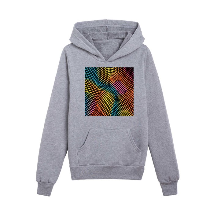 Vibrant Dotted Minimal Colored Pattern - Contemporary Elegance for Stylish Spaces Kids Pullover Hoodie