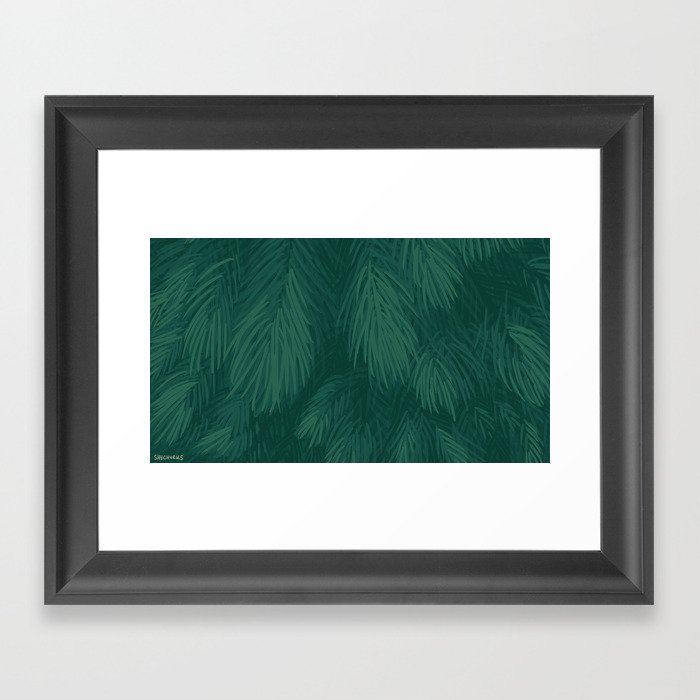 January Framed Art Print