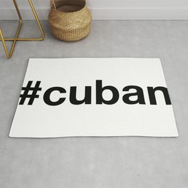 CUBAN Hashtag Rug