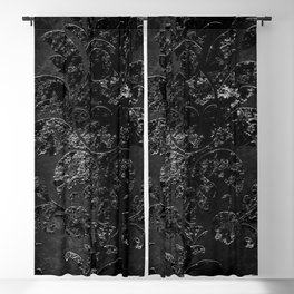 Embossed Black Velvet 09 Blackout Curtain