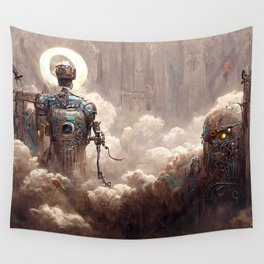 Guardians of heaven – The Robot 3 Wall Tapestry