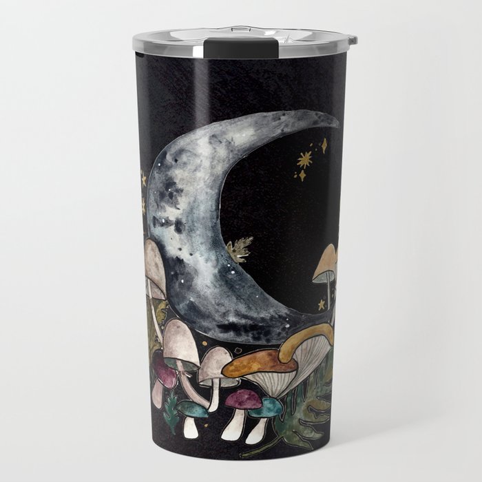 Mushroom Moon Travel Mug