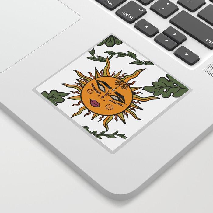 Natures Sun Design Sticker