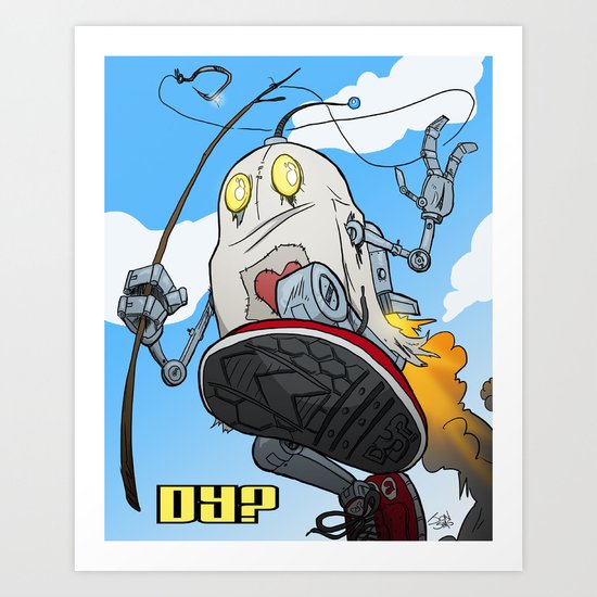 dY? Art Print