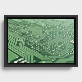 Artificial intelligence Framed Canvas
