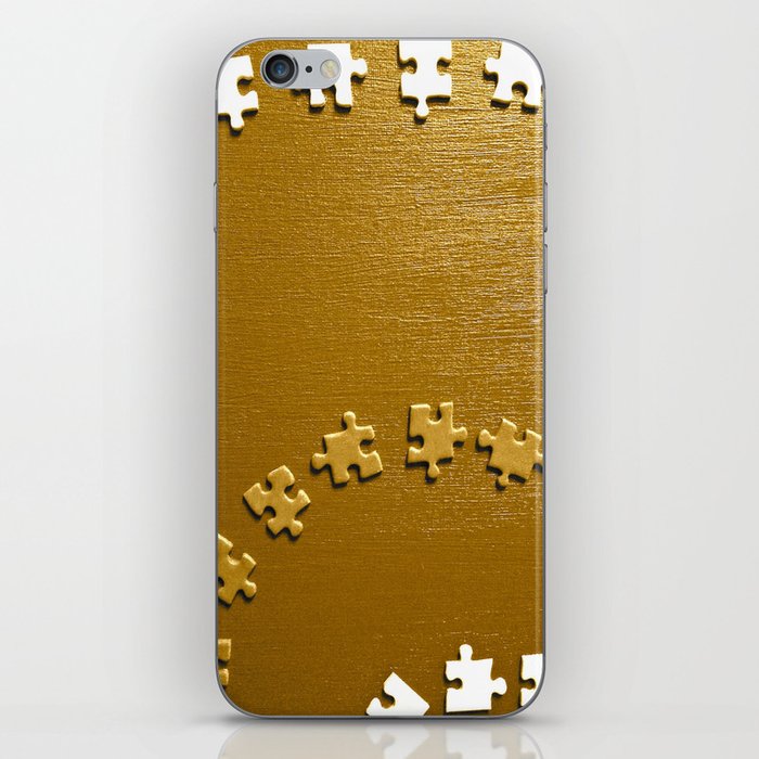 Piece of gold iPhone Skin
