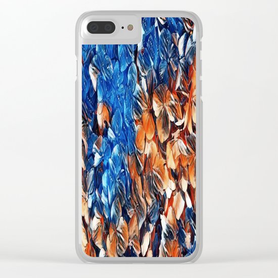 Bold and Beautiful Floral Abstract Clear iPhone Case
