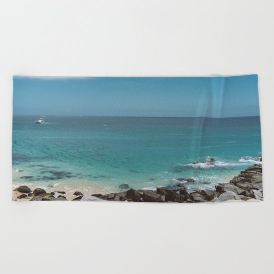 Cabo Boat II Beach Towel