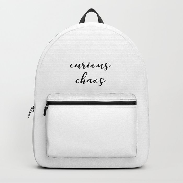 curious chaos Backpack