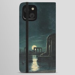The Colossi of Memnon - Carl Friedrich Heinrich Werner  iPhone Wallet Case