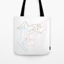 Throuple Threesome  Tote Bag