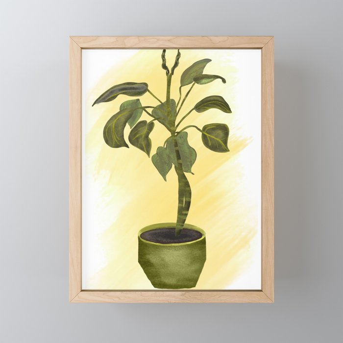 Plant Framed Mini Art Print
