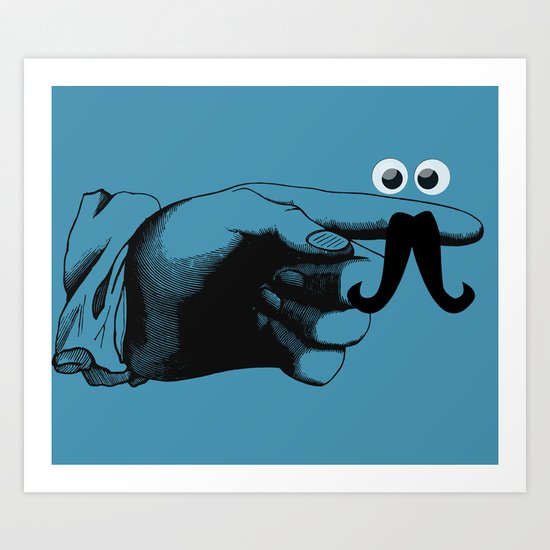 Mr.Finger Art Print