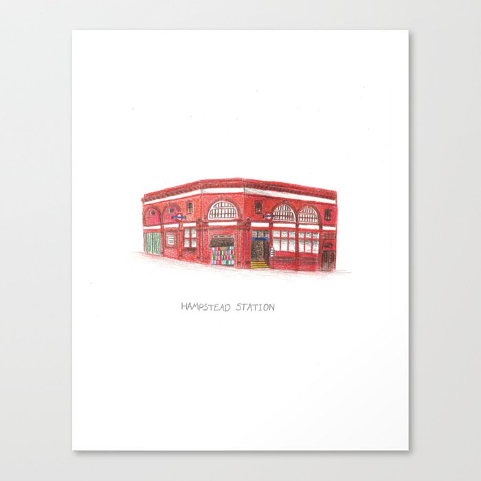 Hampstead station - Hampstead project Canvas Print