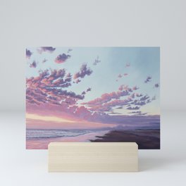 Sunset at the Beach Mini Art Print
