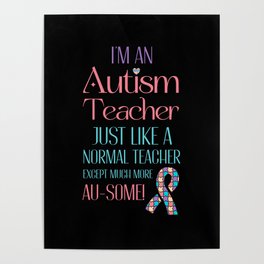 Autism Teacher Appreciation Poster