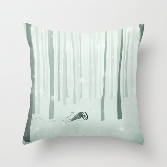 The Woodcutter Throw Pillow