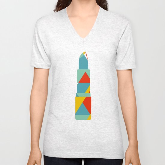 Lipstick Hues Unisex V-Neck