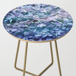 blue purple floral fairy bed Side Table