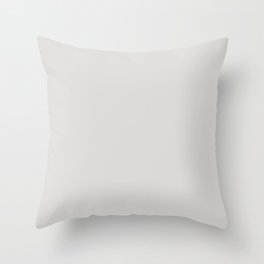 Light Gray Solid Area Throw Pillow