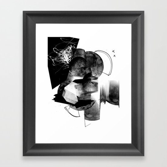 Moonscan Framed Art Print