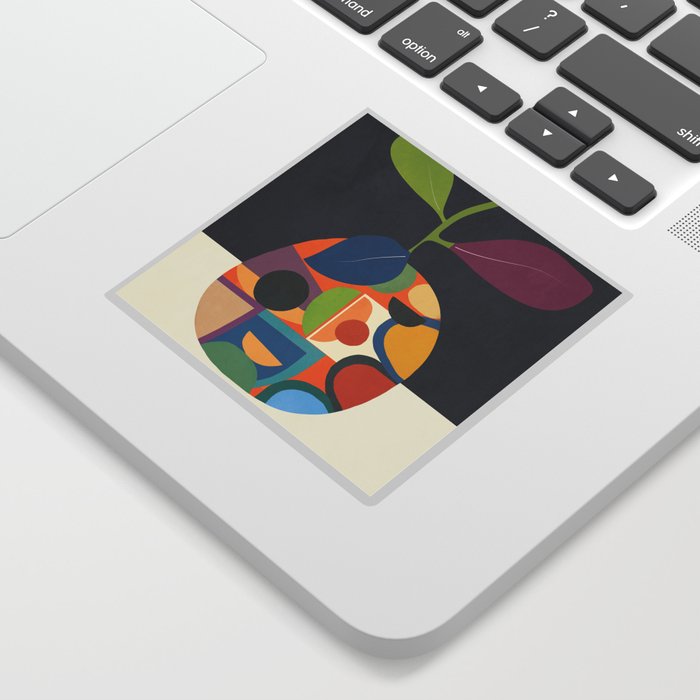 Abstract fruit shapes 01 Sticker
