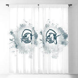 Fitness Through Balance Dots Blackout Curtain