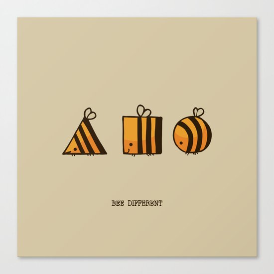 BEE DIFFERENT Canvas Print
