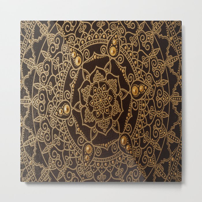  traditional decor moroccan craft design   Metal Print
