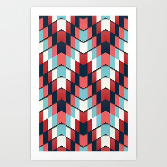 House of cards Art Print