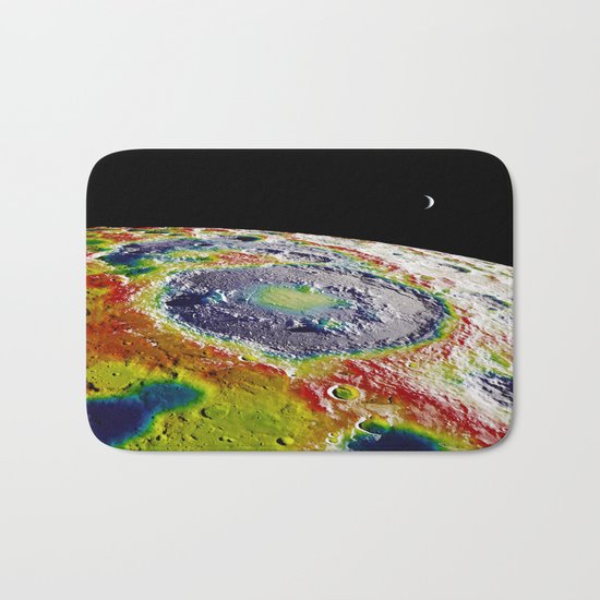 Rainbow Moon Surface Bath Mat