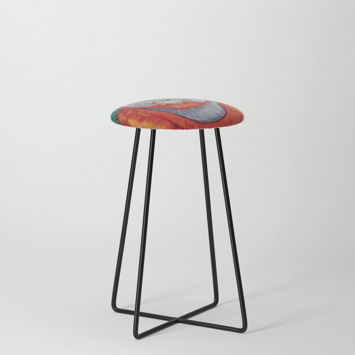 Palms Open to Humanity Counter Stool