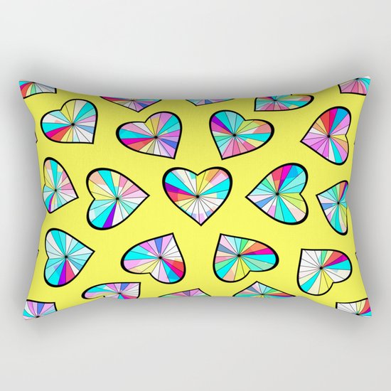 Hearts of glass II Rectangular Pillow