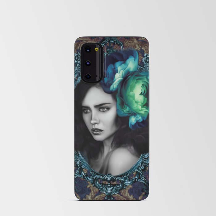 Flower Ladies Collection oi1 -65 Contemporary Eclectic Modern Victorian Digital Artwork Android Card Case