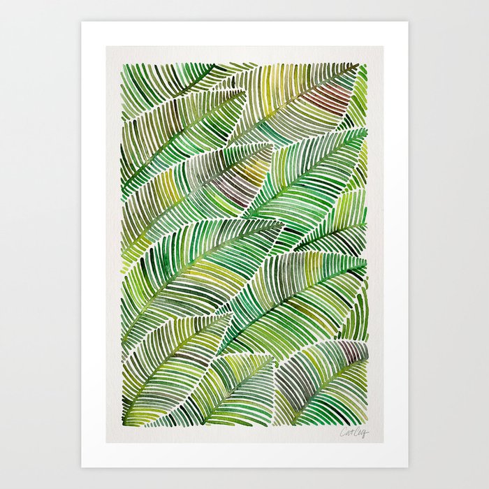 Tropical Green Art Print