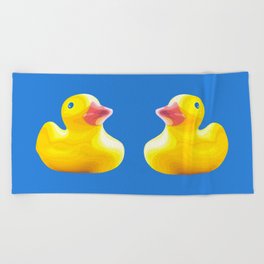 Two ducks Beach Towel