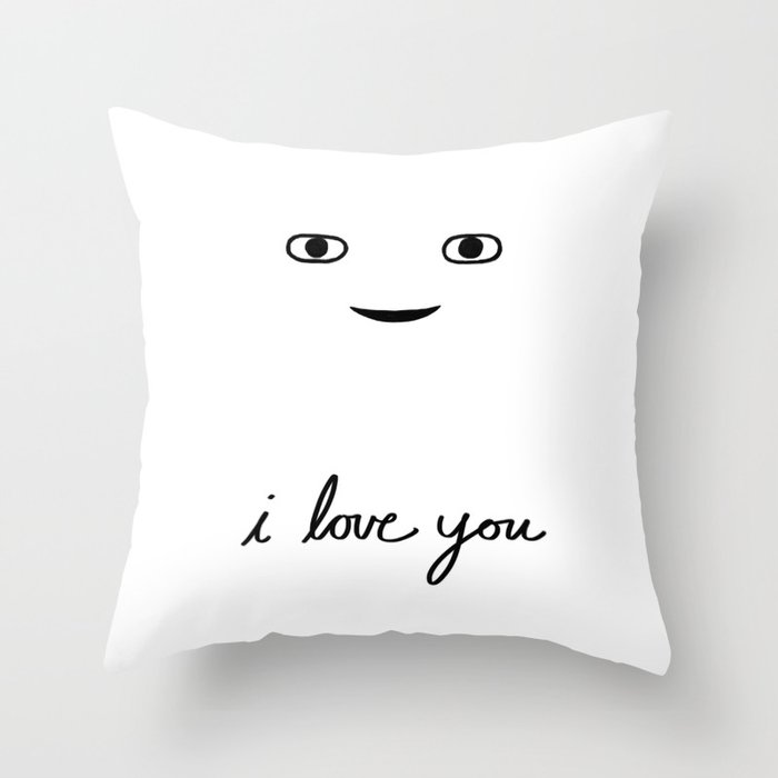 Hi Stranger - i love you Throw Pillow